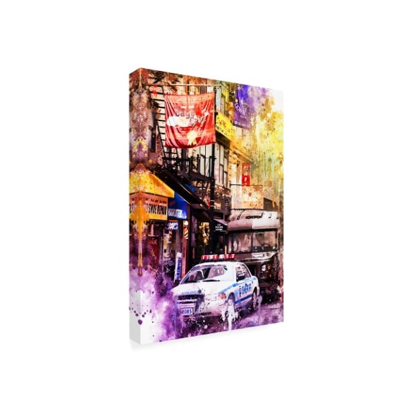 Philippe Hugonnard 'NYC Watercolor Collection - Sheriff' Canvas Art,22x32